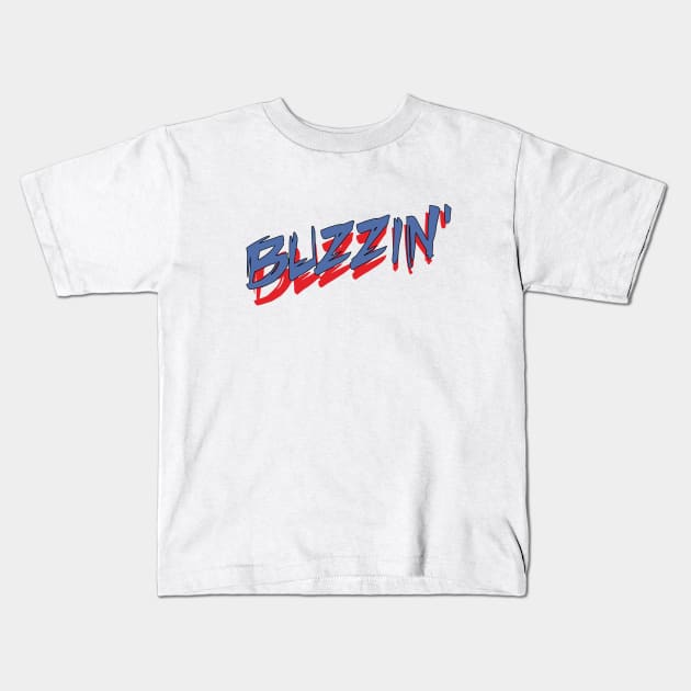 BUZZIN' Kids T-Shirt by Alan Hogan